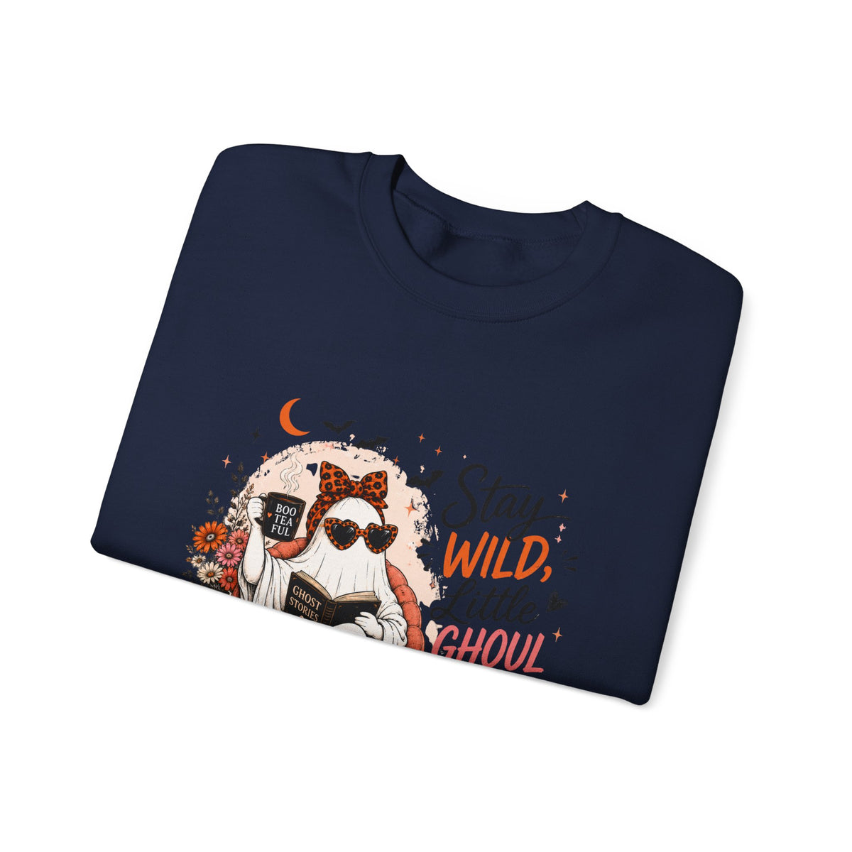 Wild Ghoul Sweatshirt — Cute Ghost Sloth Halloween Crewneck