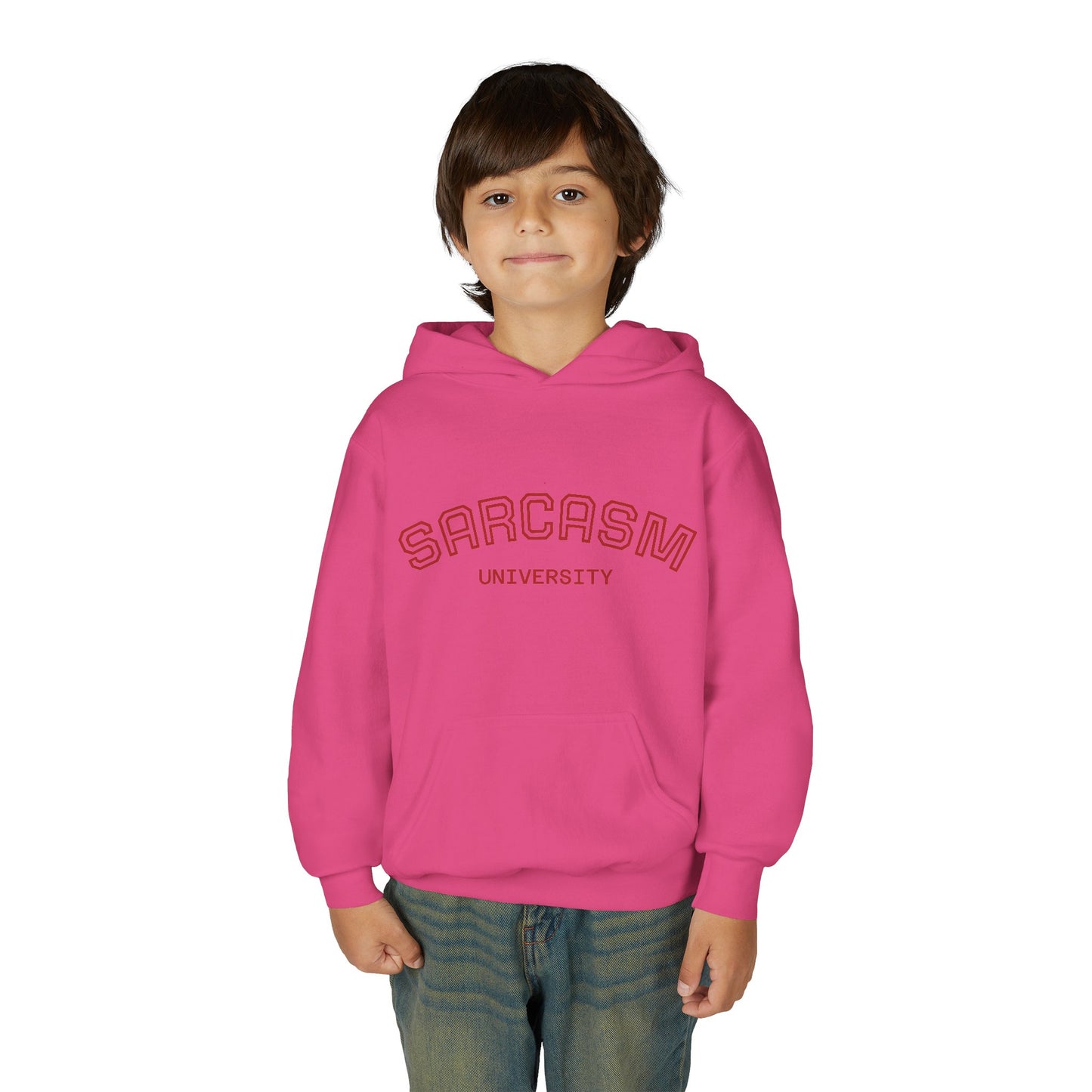 Youth Hoodie — "Sarcasm University" Pullover