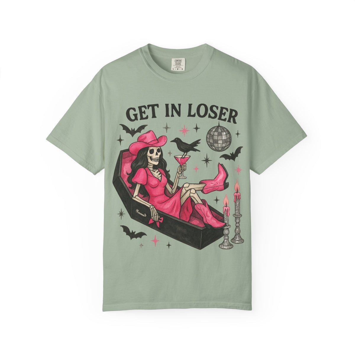 Get In Loser Skeleton Tee