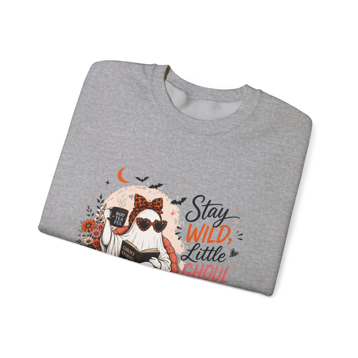 Wild Ghoul Sweatshirt — Cute Ghost Sloth Halloween Crewneck