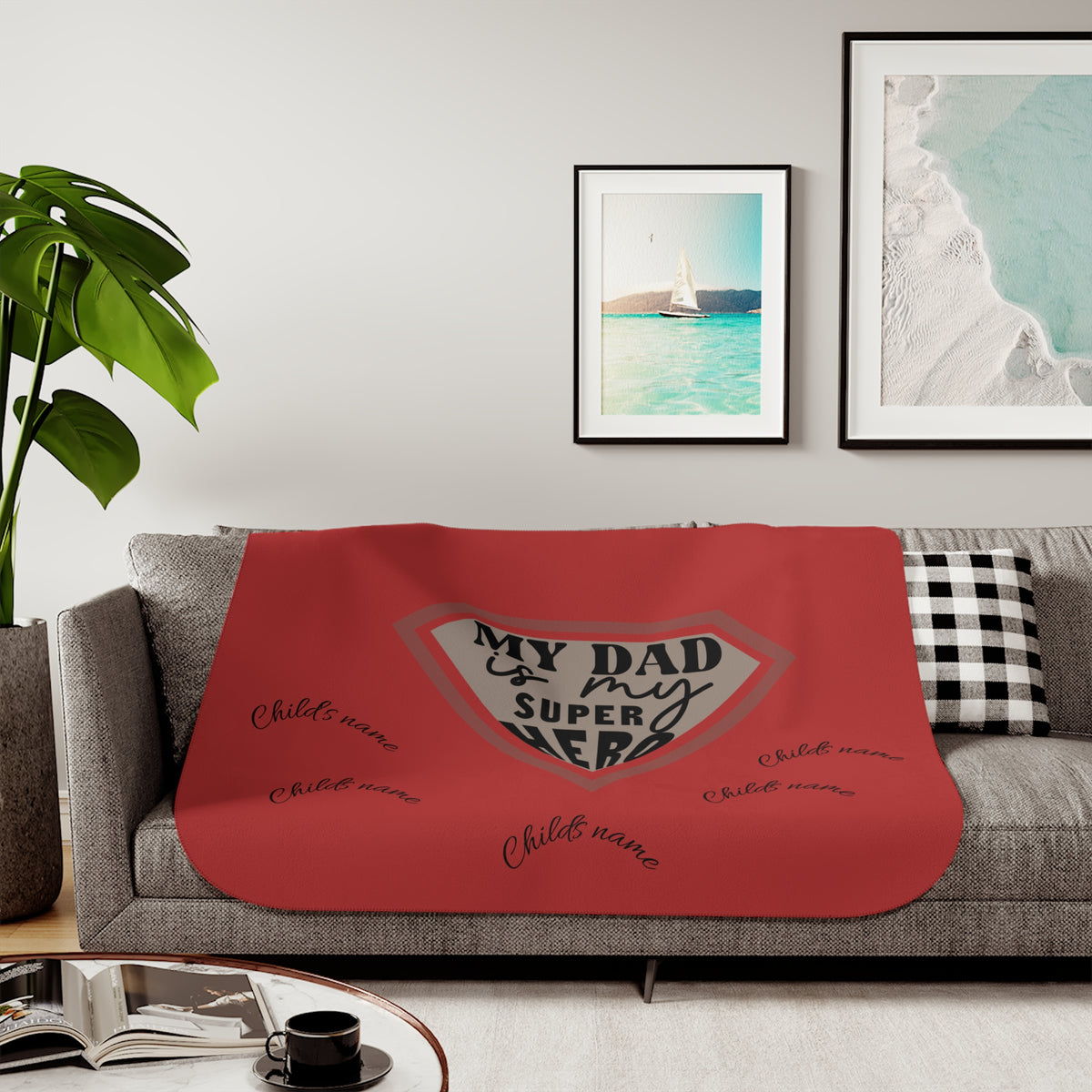 Sherpa Blanket- Great gift for Dad