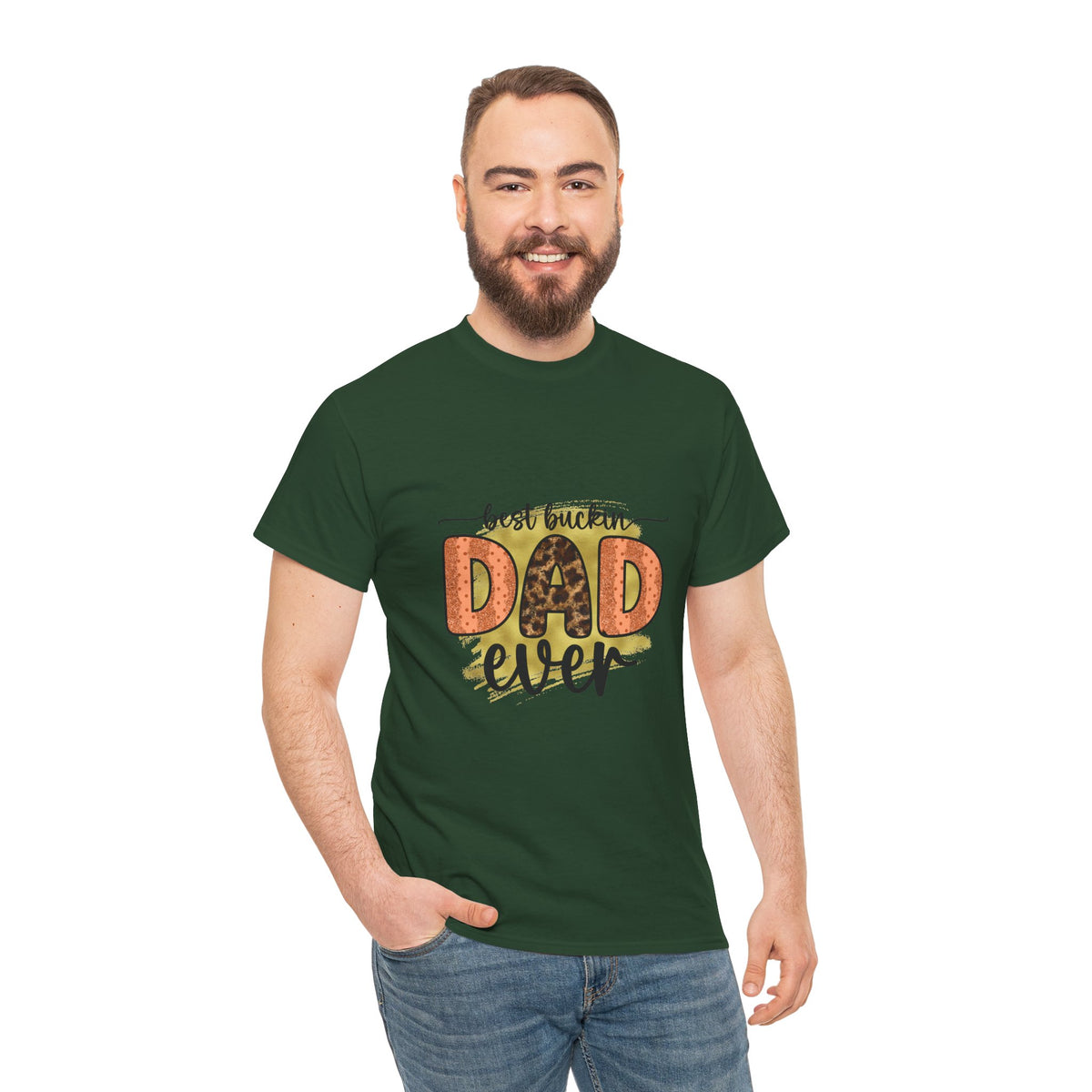 Dad T-Shirt "Best Buckin' Dad Ever" – Funny Father's Day Gift