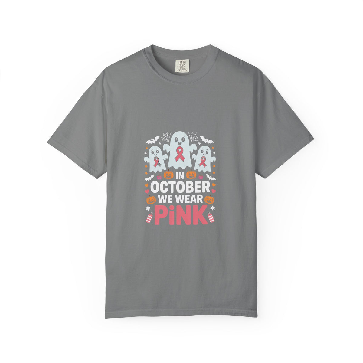 October We Wear Pink T-Shirt — Breast Cancer Awarenes