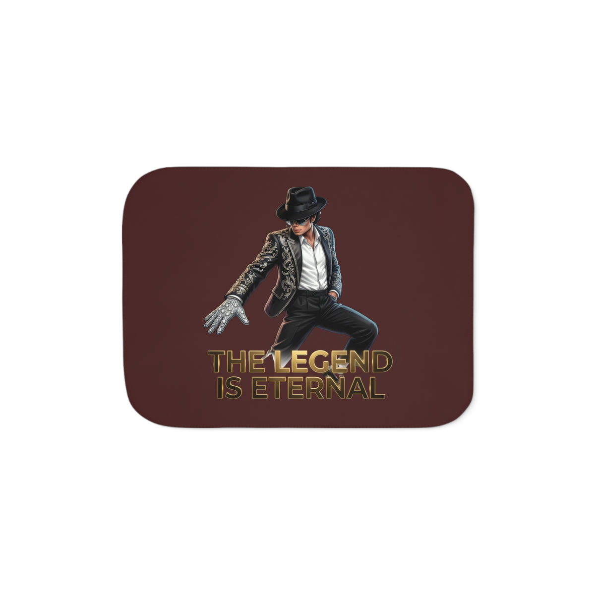 Sherpa Blanket — "The Legend Is Eternal" Throw Michael Jackson
