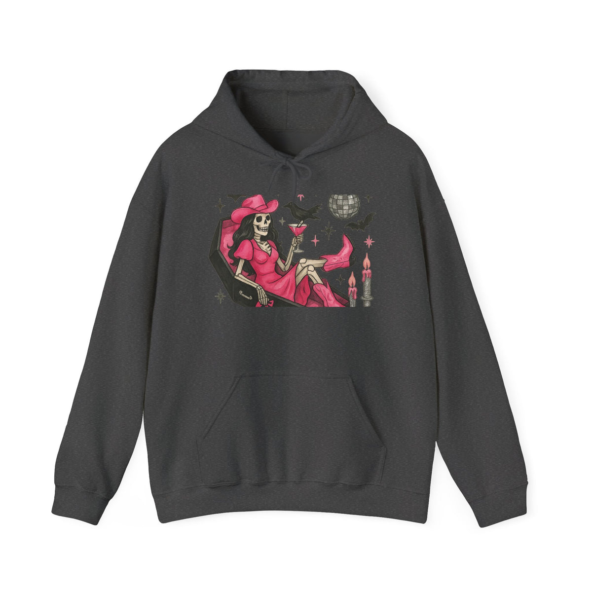 Pink Witch Skeleton Hoodie
