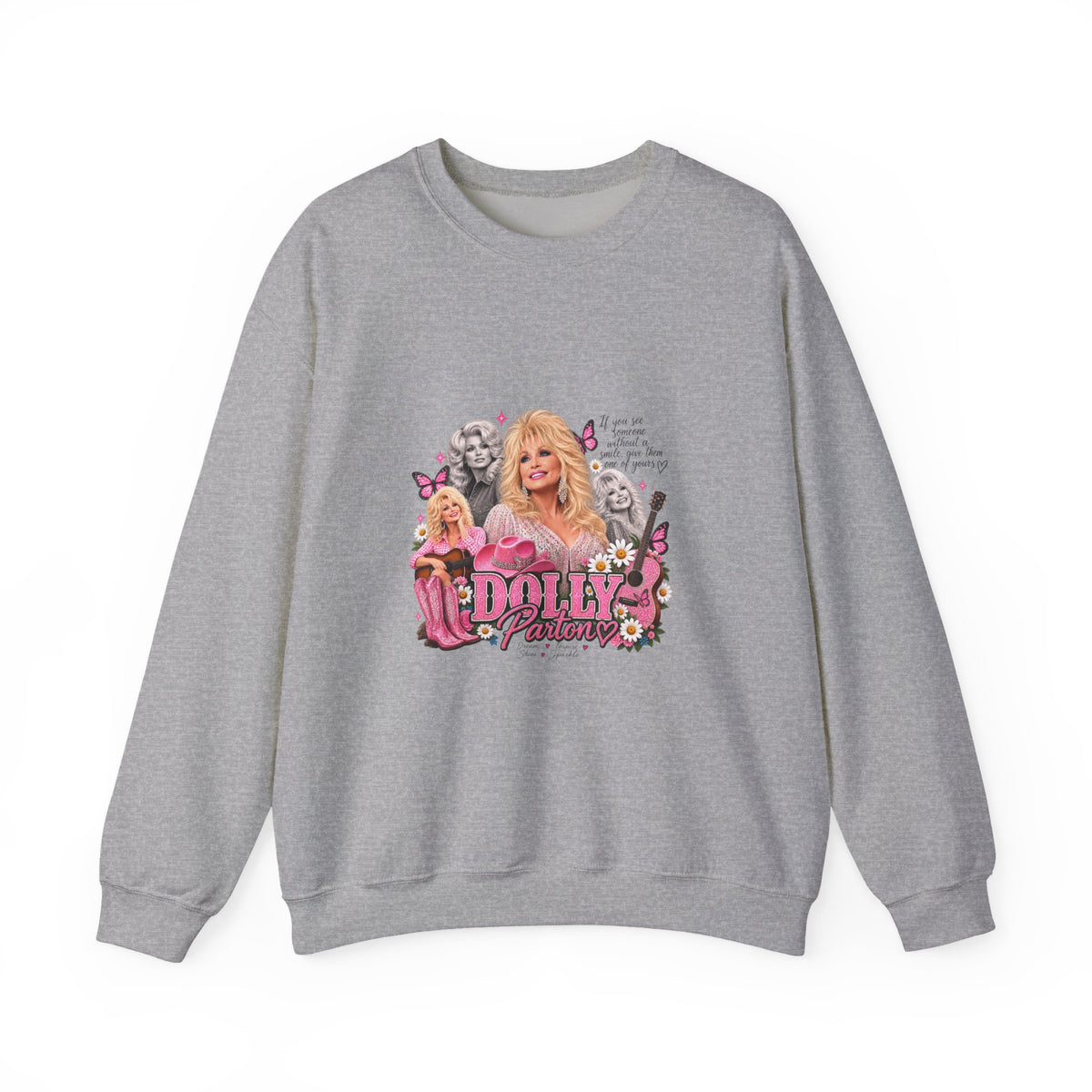 Dolly Sweatshirt — Pink Retro Collage