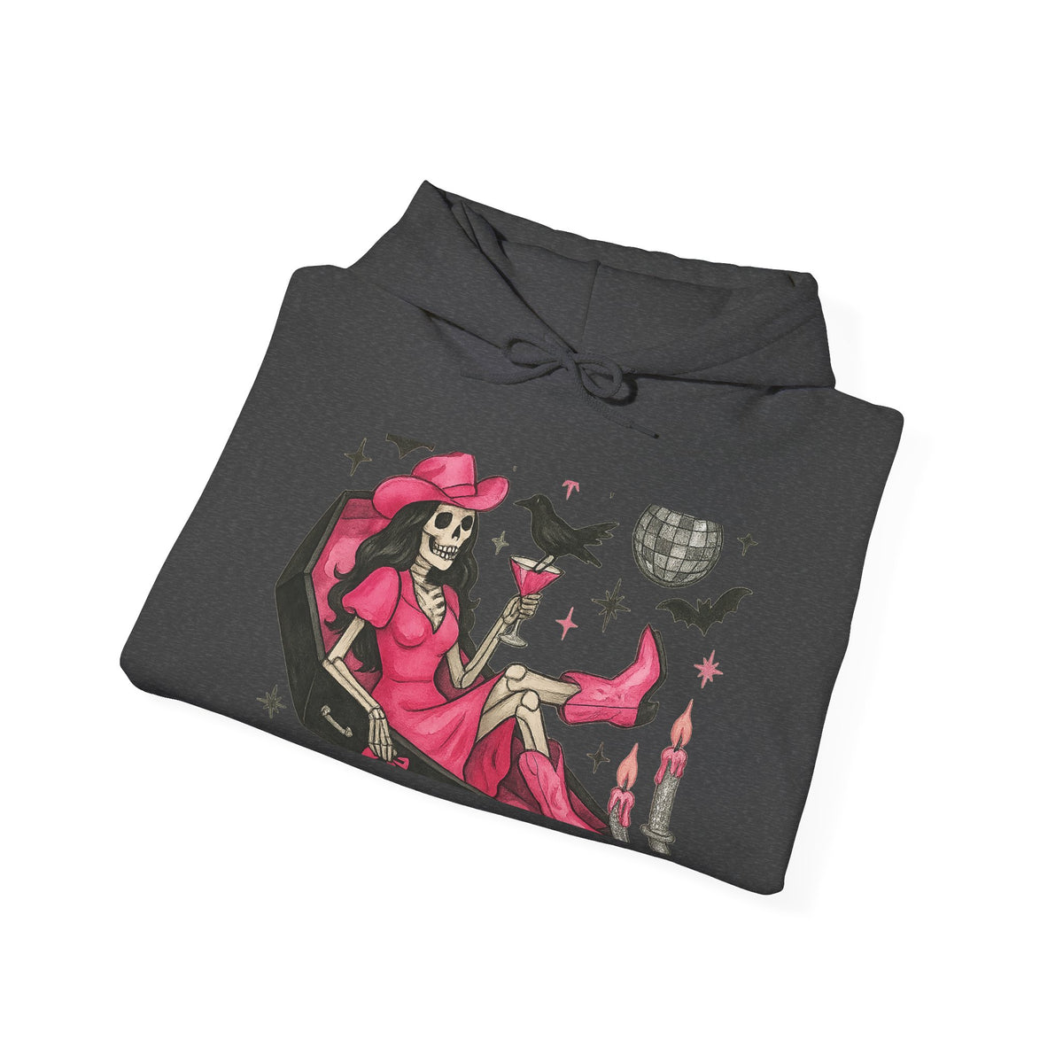 Pink Witch Skeleton Hoodie