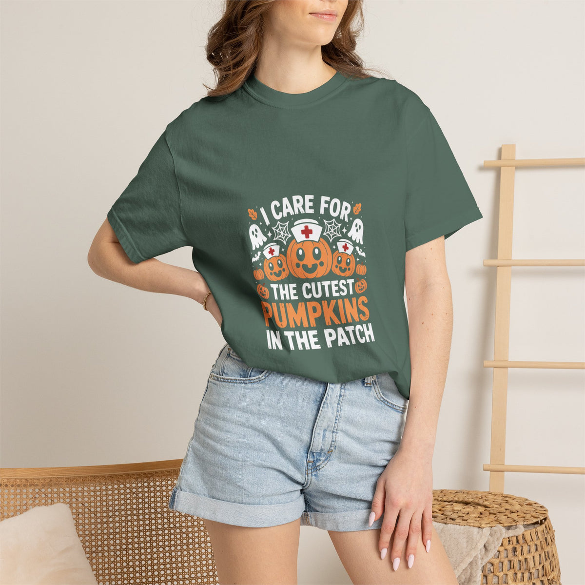 Cute Pumpkin Patch Nurse Tee