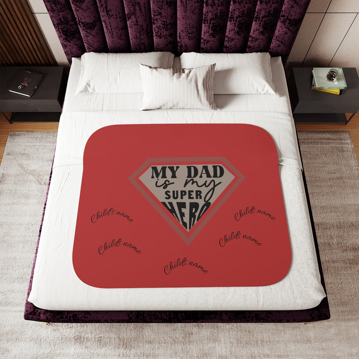 Sherpa Blanket- Great gift for Dad