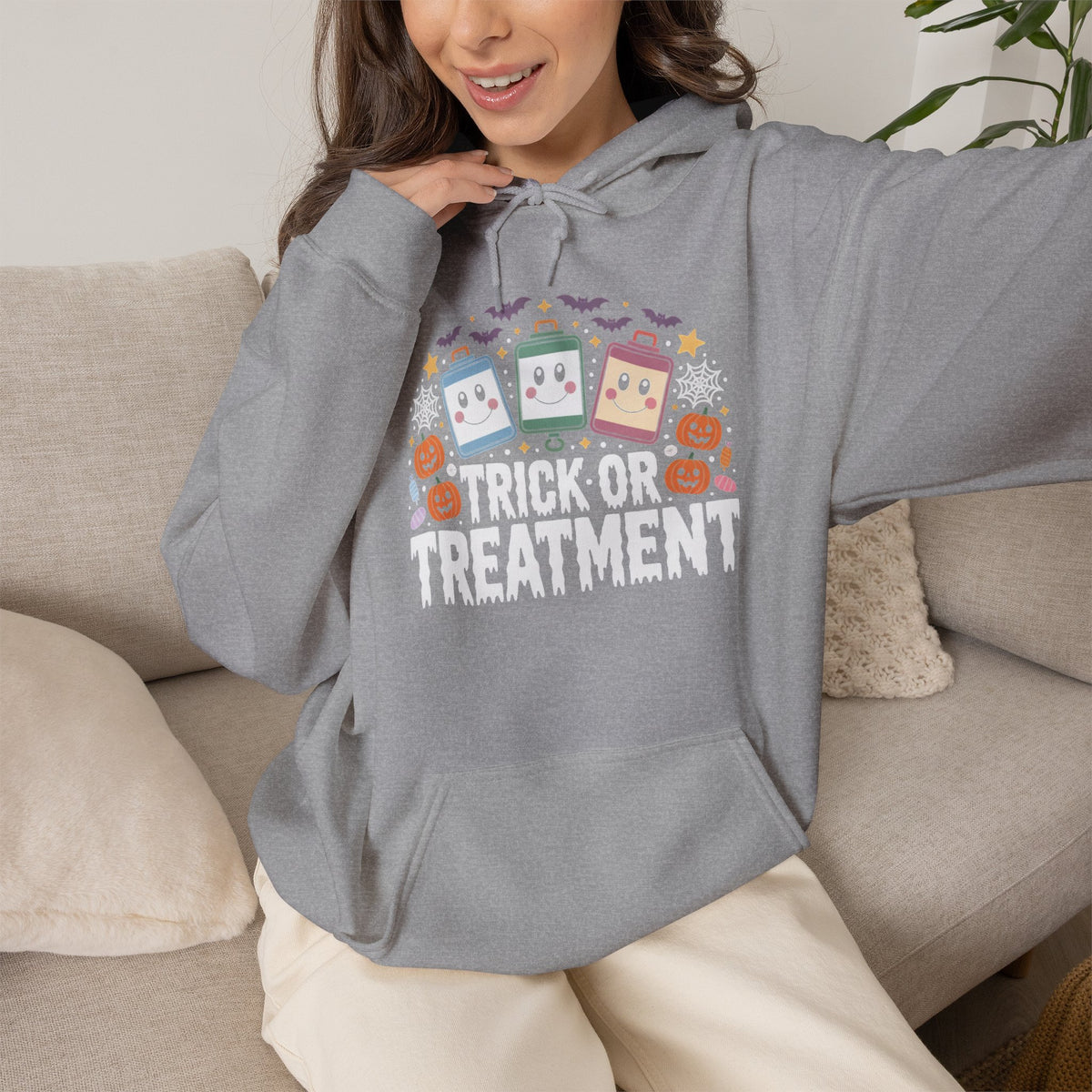 Cute Halloween Candy Hoodie — Trick or Treat Sweatshirt