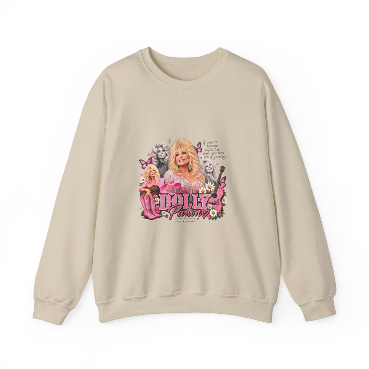 Dolly Sweatshirt — Pink Retro Collage