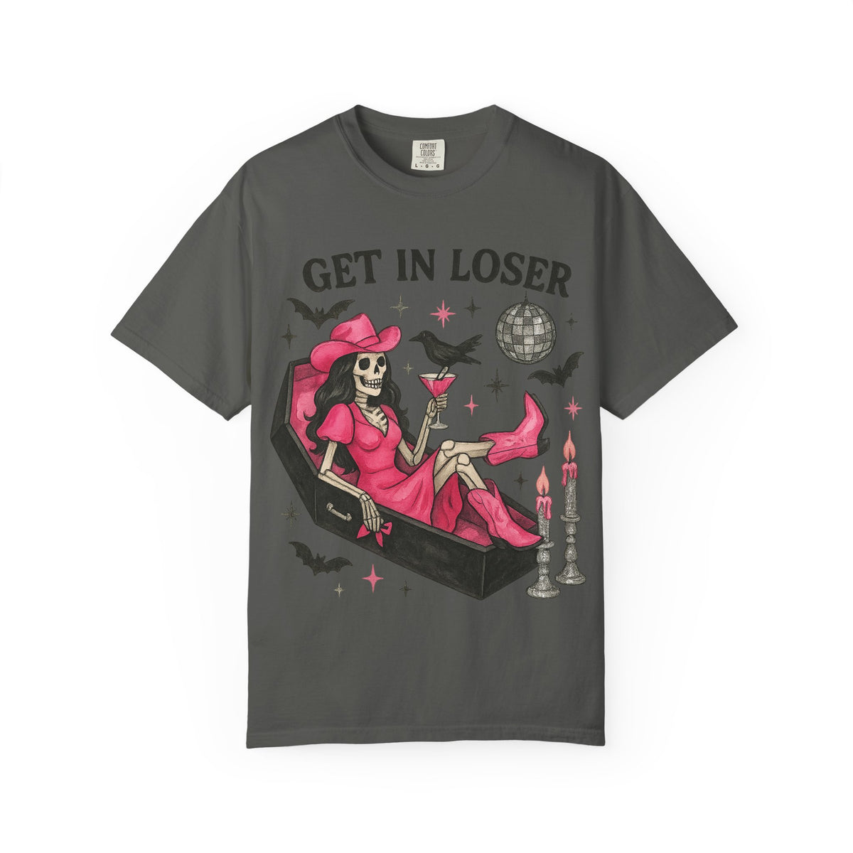 Get In Loser Skeleton Tee