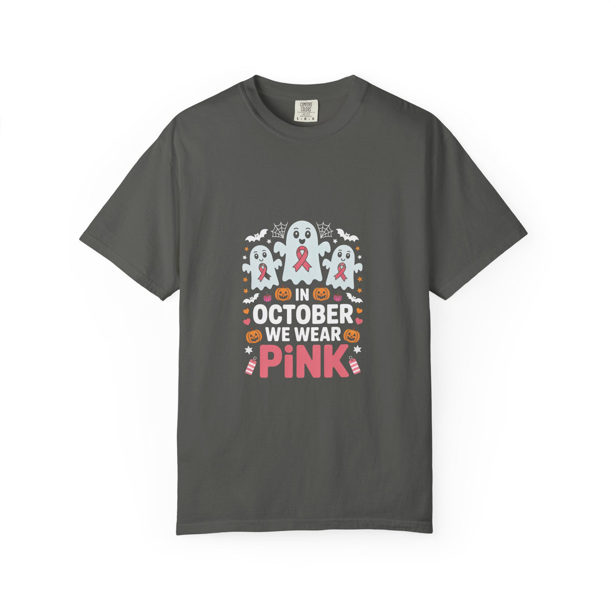 October We Wear Pink T-Shirt — Breast Cancer Awarenes