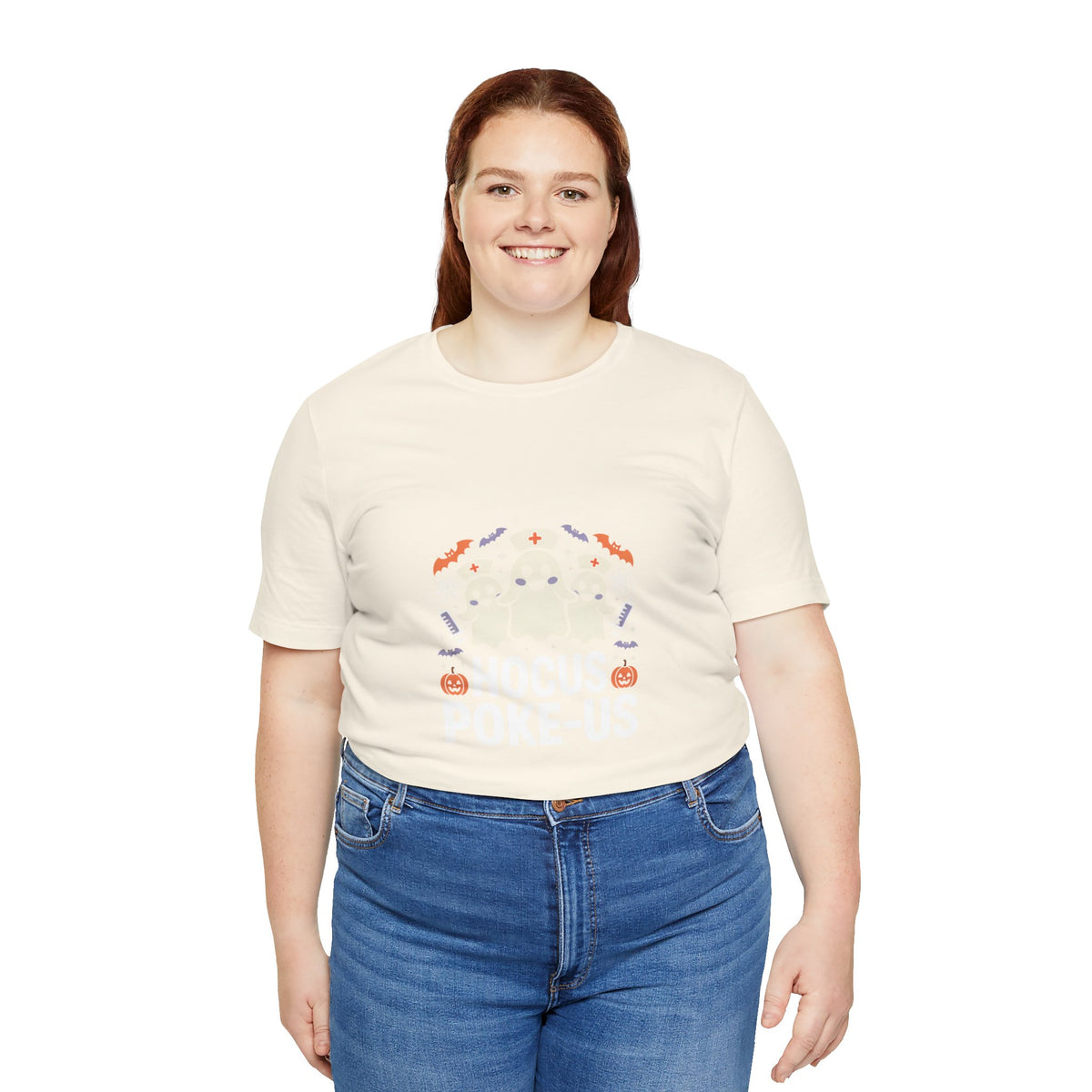 Hocus-POKE-USTee — Pumpkin & Bats T-Shirt