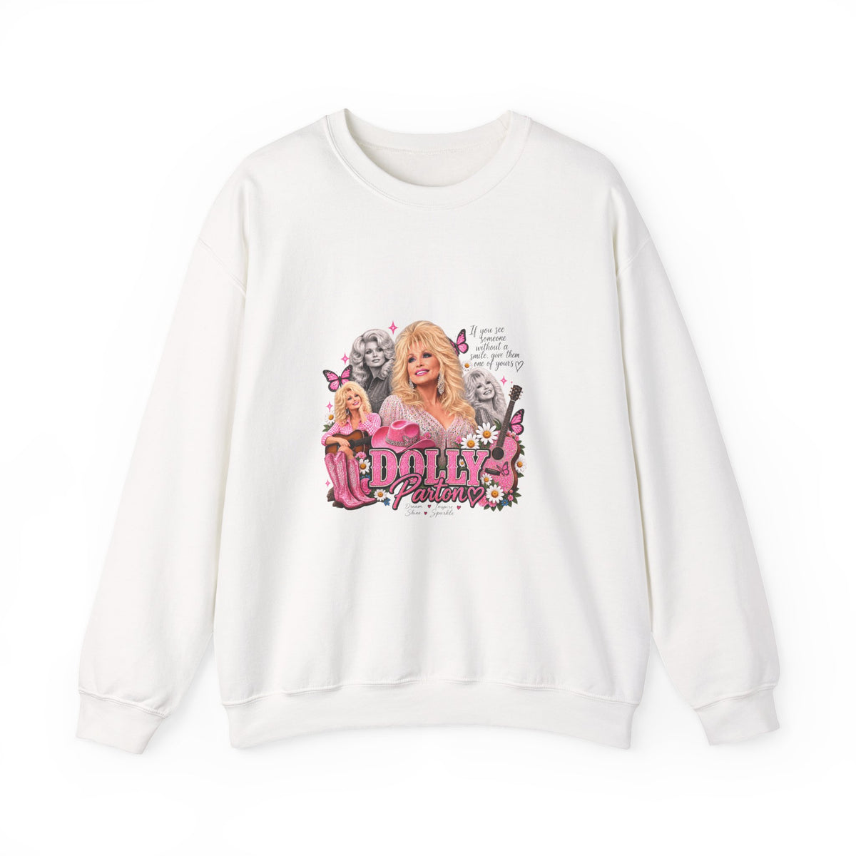 Dolly Sweatshirt — Pink Retro Collage