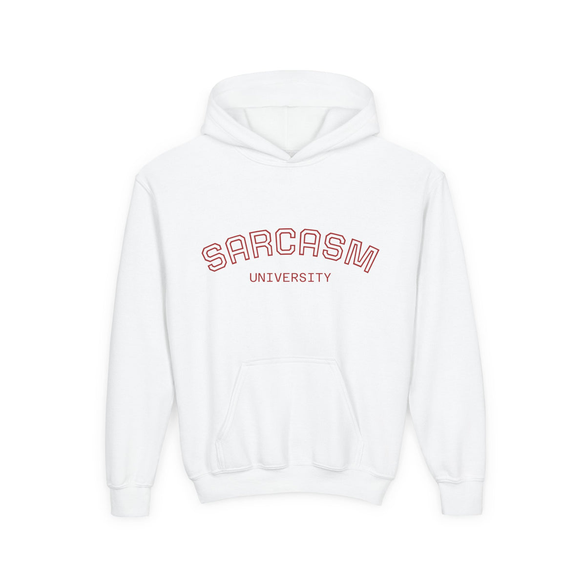 Youth Hoodie — "Sarcasm University" Pullover