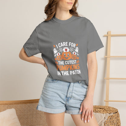 Cute Pumpkin Patch Nurse Tee