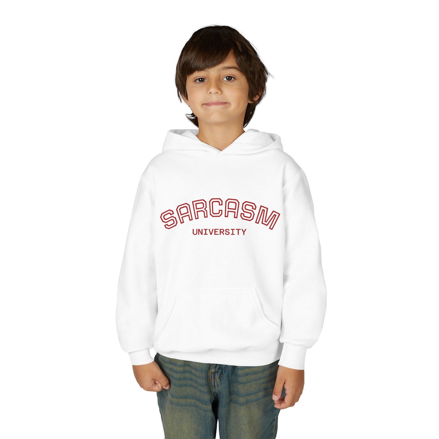 Youth Hoodie — "Sarcasm University" Pullover