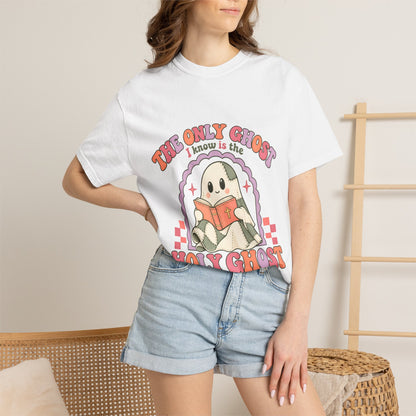 Holy Ghost Cute Ghost T-Shirt — "The Only Ghost I Know is the Holy Ghost" Retro Graphic Tee