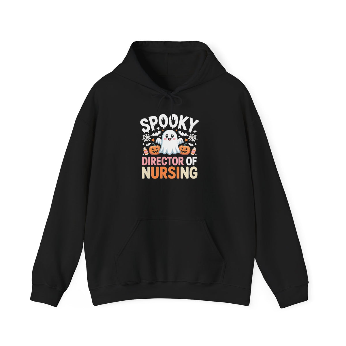 Director of Nursing Halloween Hoodie — Cute Pumpkin & Ghost Nursing Sweatshirt