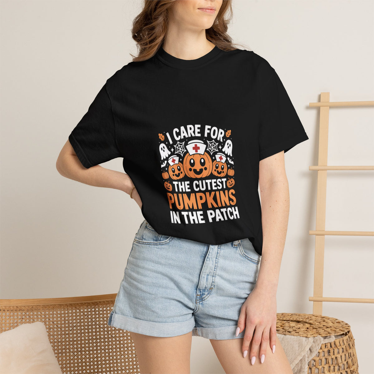 Cute Pumpkin Patch Nurse Tee
