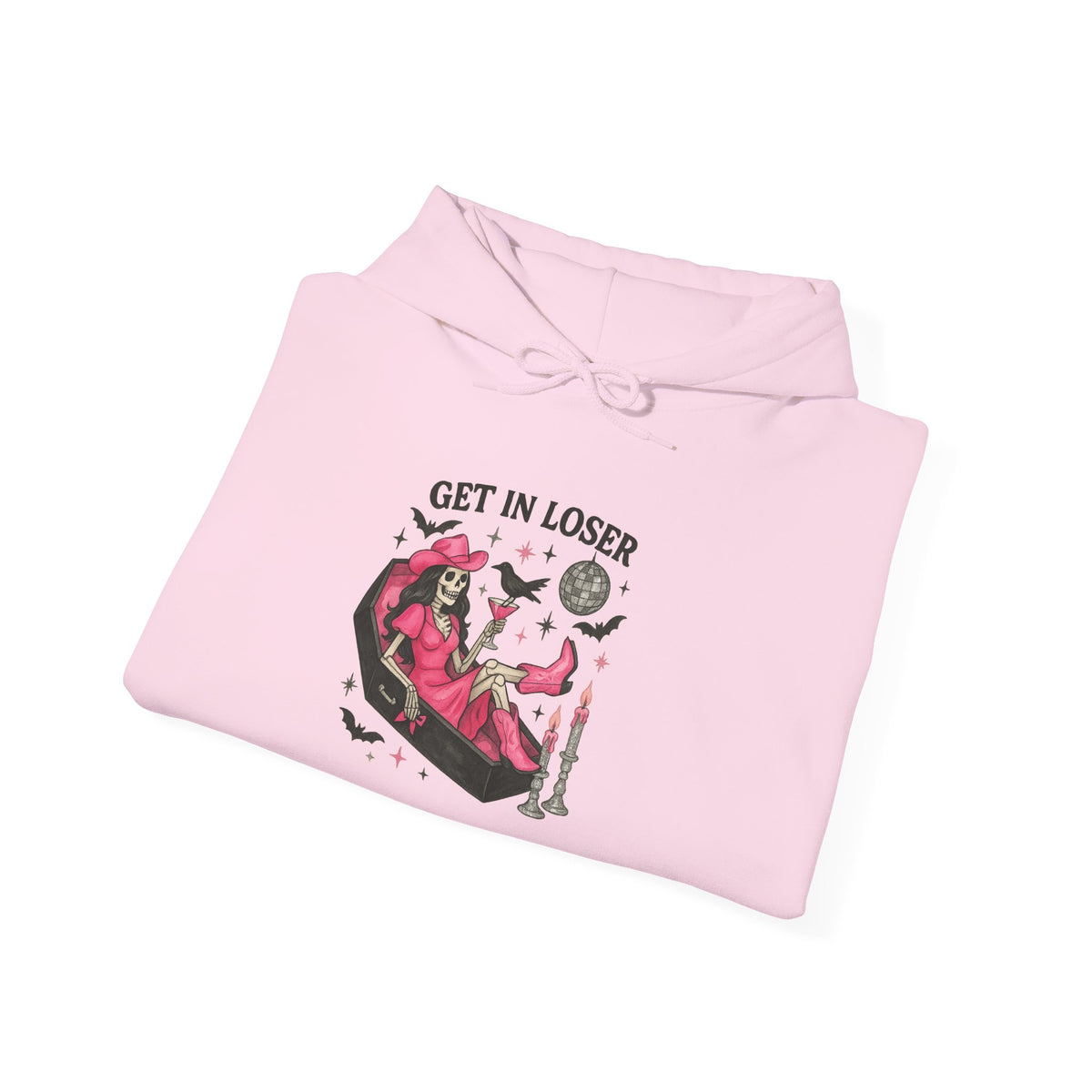 Pink Witch Skeleton Hoodie