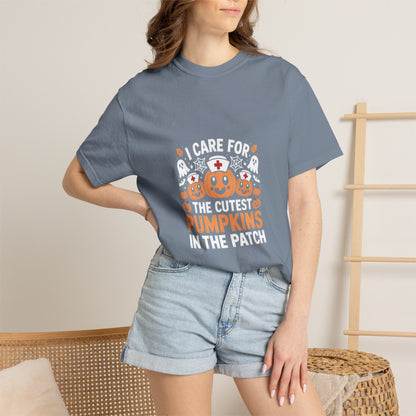 Cute Pumpkin Patch Nurse Tee