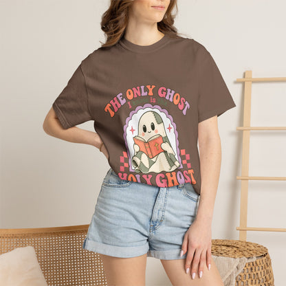 Holy Ghost Cute Ghost T-Shirt — "The Only Ghost I Know is the Holy Ghost" Retro Graphic Tee