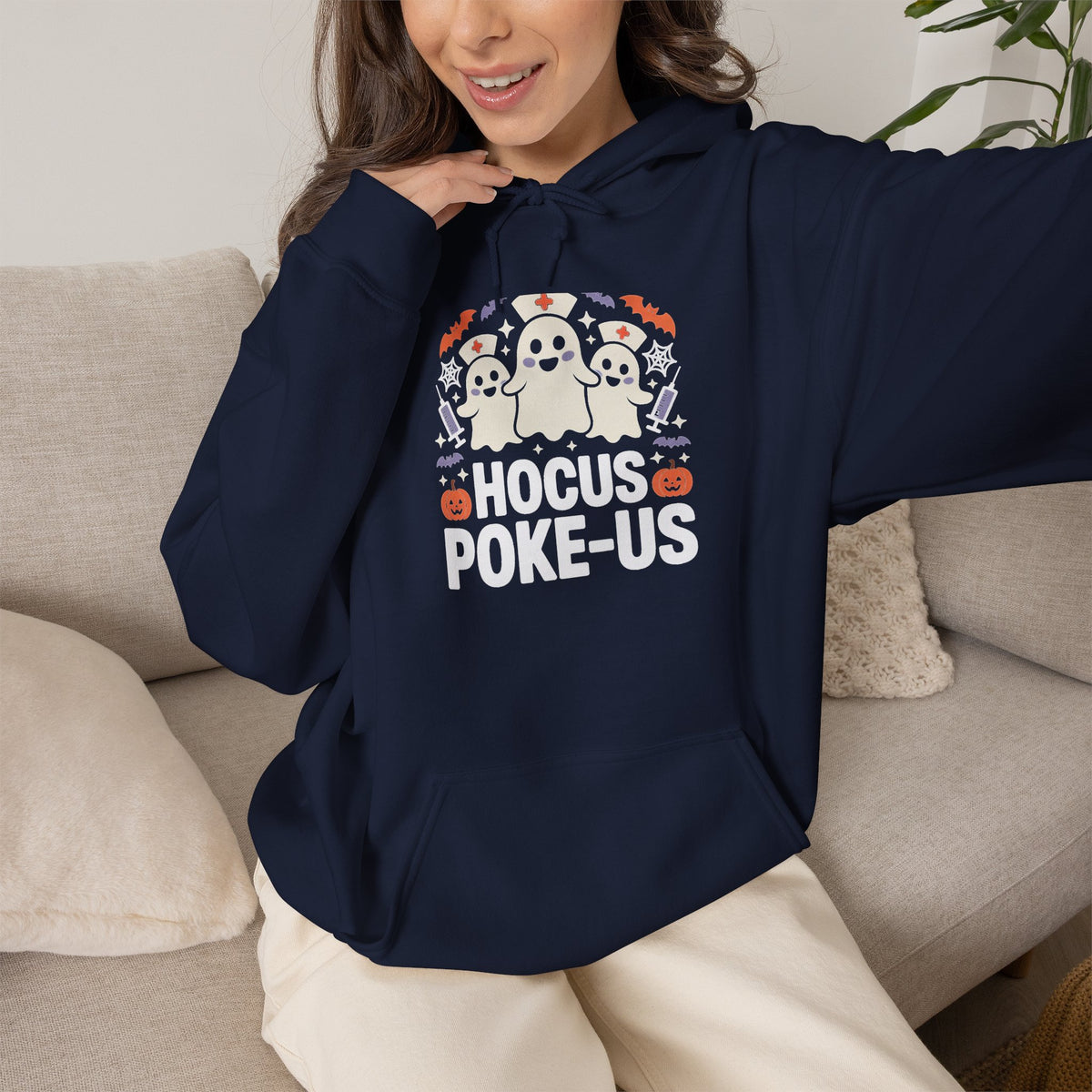 HOCUS-POKE-US Hoodie — Cute Spooky Design
