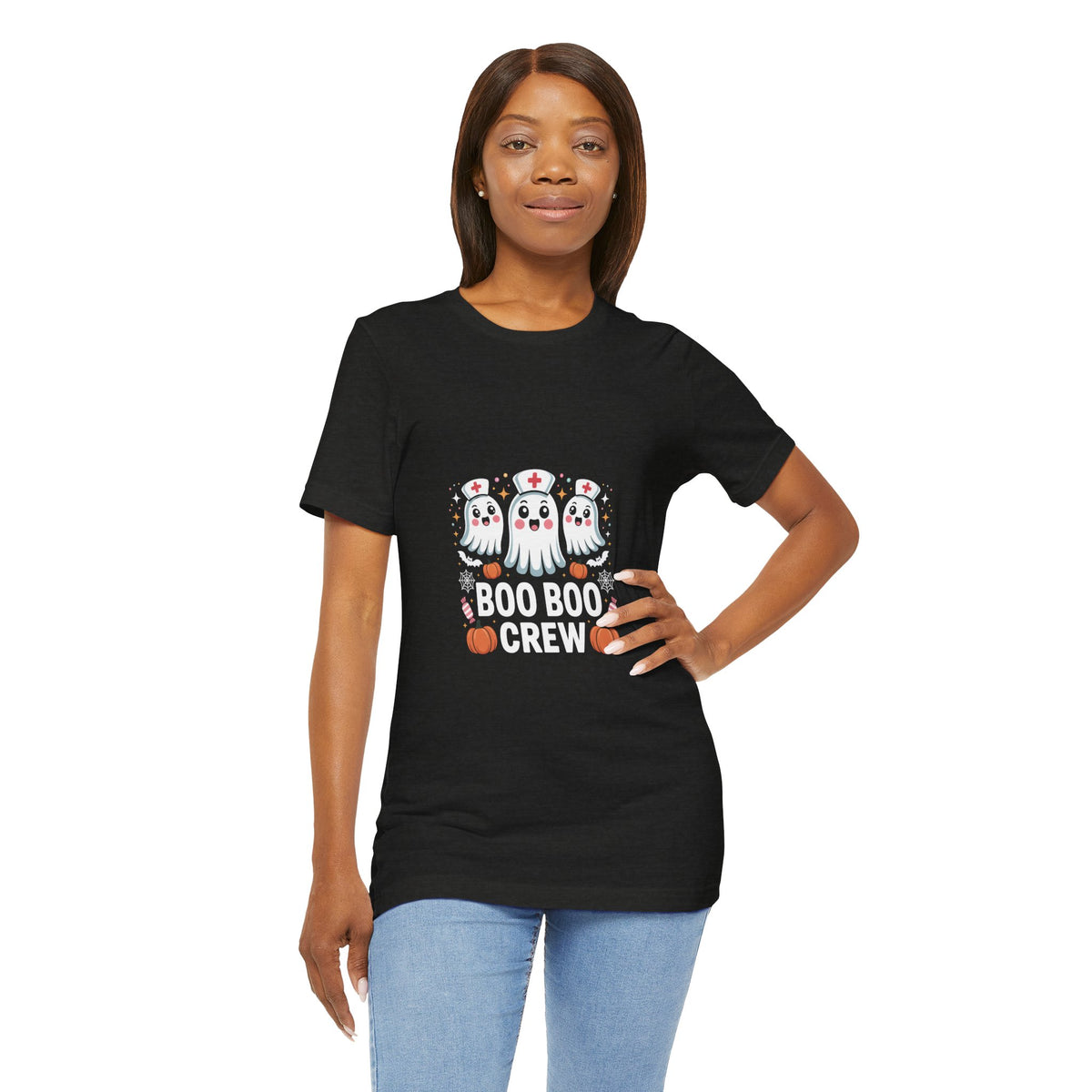 Cute Ghost Nurse T‑Shirt