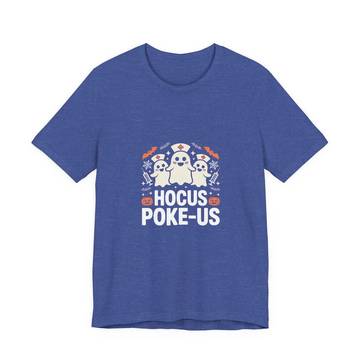 Hocus-POKE-USTee — Pumpkin & Bats T-Shirt