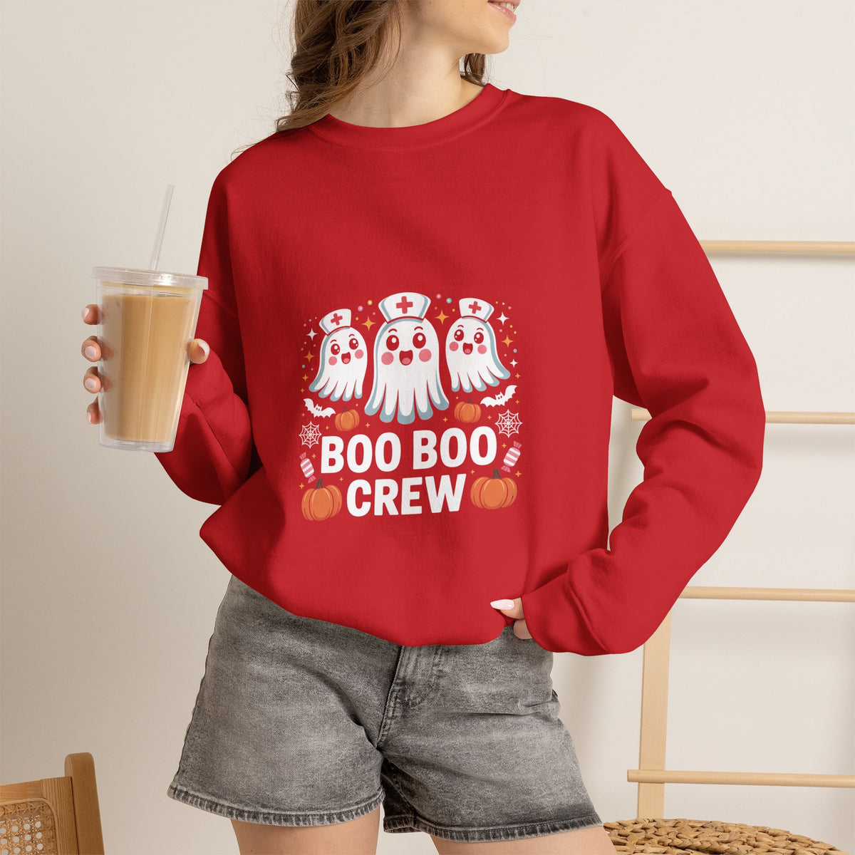 Cute Ghost Nurse Sweatshirt