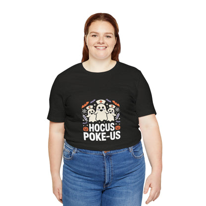Hocus-POKE-USTee — Pumpkin & Bats T-Shirt