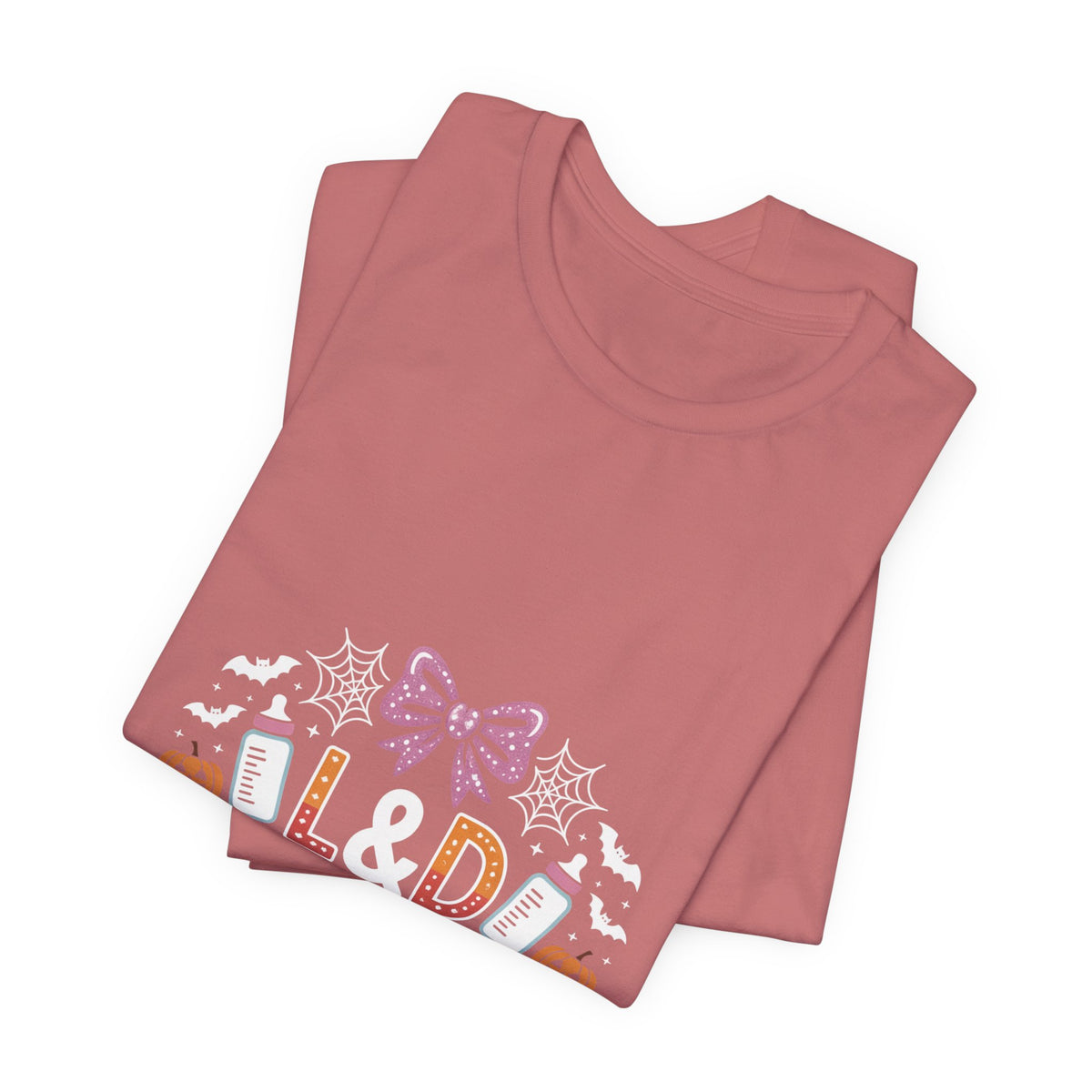 Halloween L D Nurse Tee — Cute Candy & Pumpkin Medical Shirt