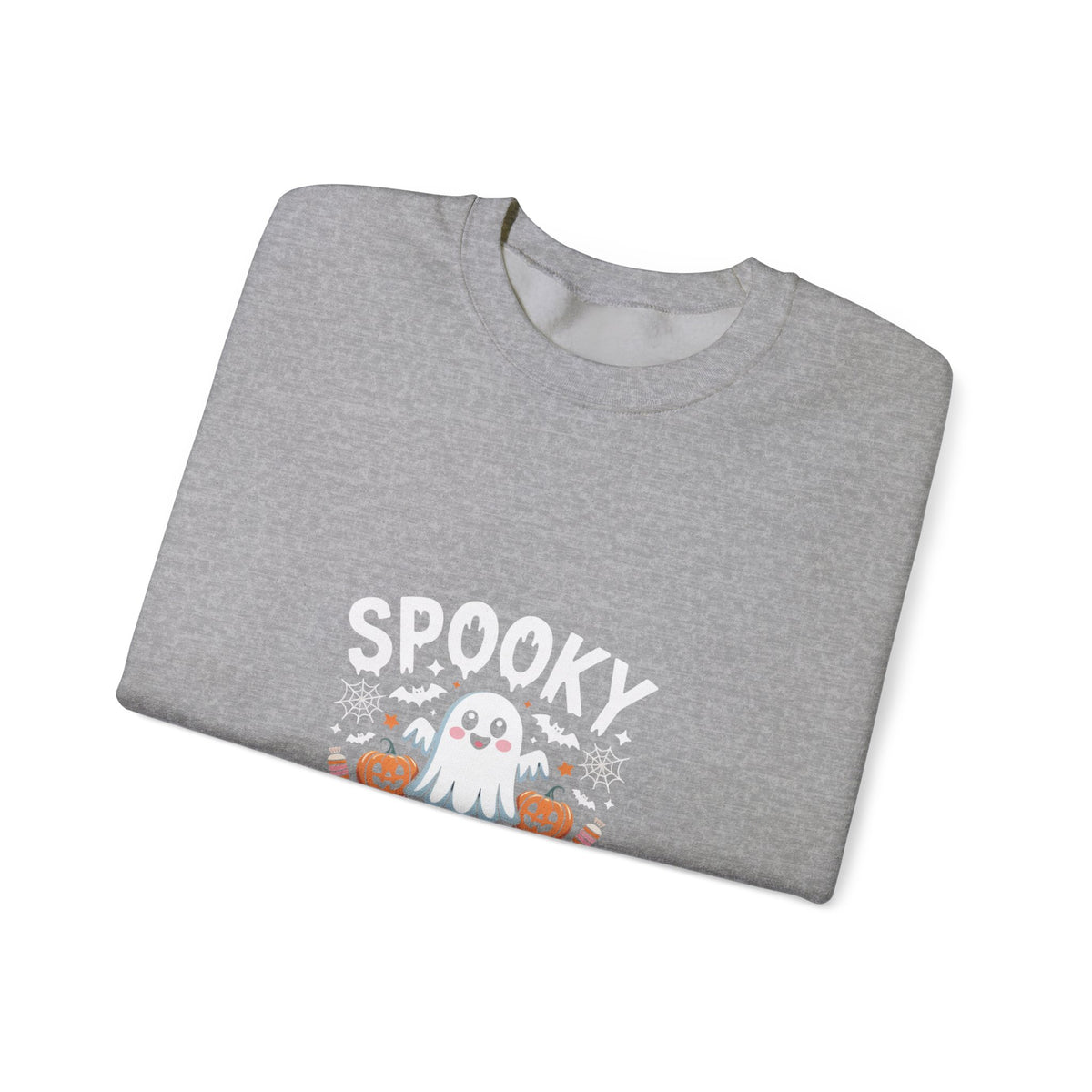 Nursing Director Crewneck Sweatshirt — Cute Halloween Pumpkin Nurse Design