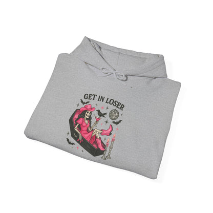 Pink Witch Skeleton Hoodie