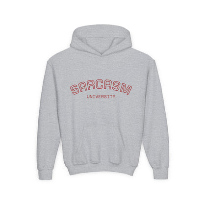 Youth Hoodie — "Sarcasm University" Pullover
