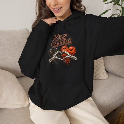 Creepy Heart Halloween Hoodie