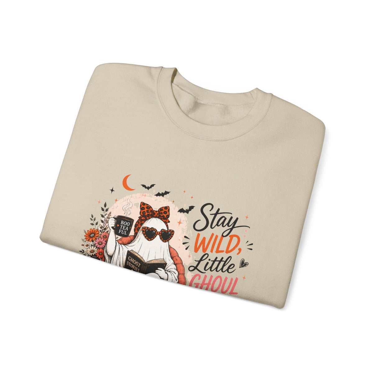 Wild Ghoul Sweatshirt — Cute Ghost Sloth Halloween Crewneck