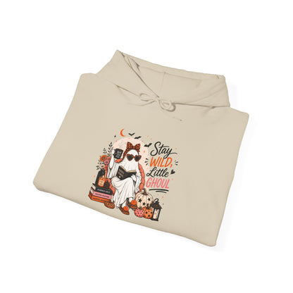Halloween Dog Hoodie - "Oooey Wild Little Ghoul" Cute Spooky Pup Sweatshirt