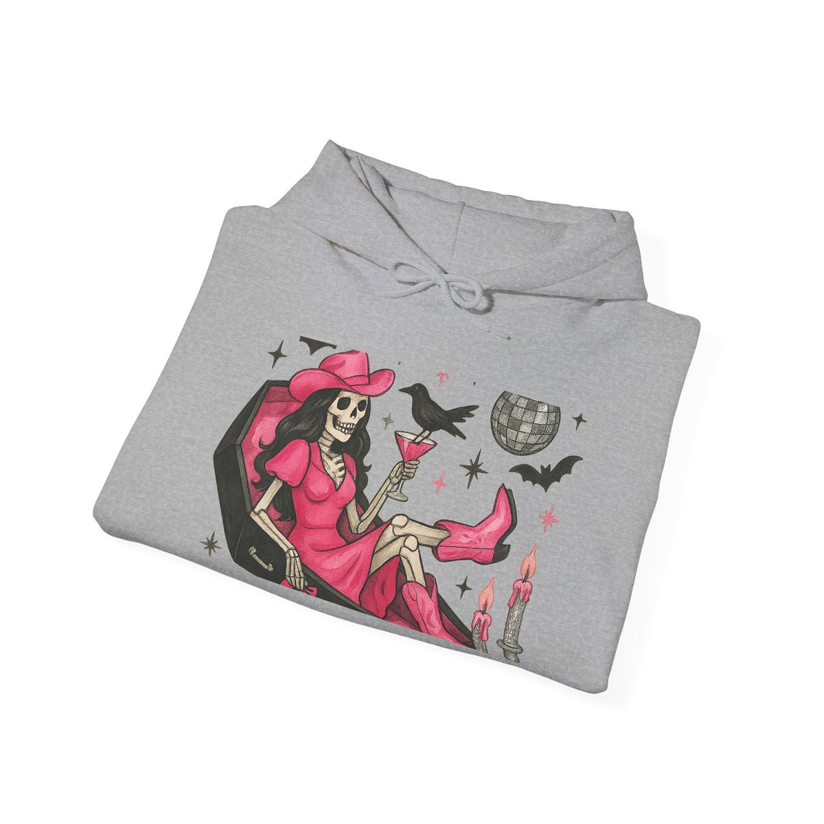 Pink Witch Skeleton Hoodie