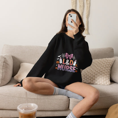 Old Nurse Sweatshirt — Cute Halloween