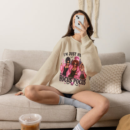 Hocus Pocus Pink Witches Crewneck Sweatshirt