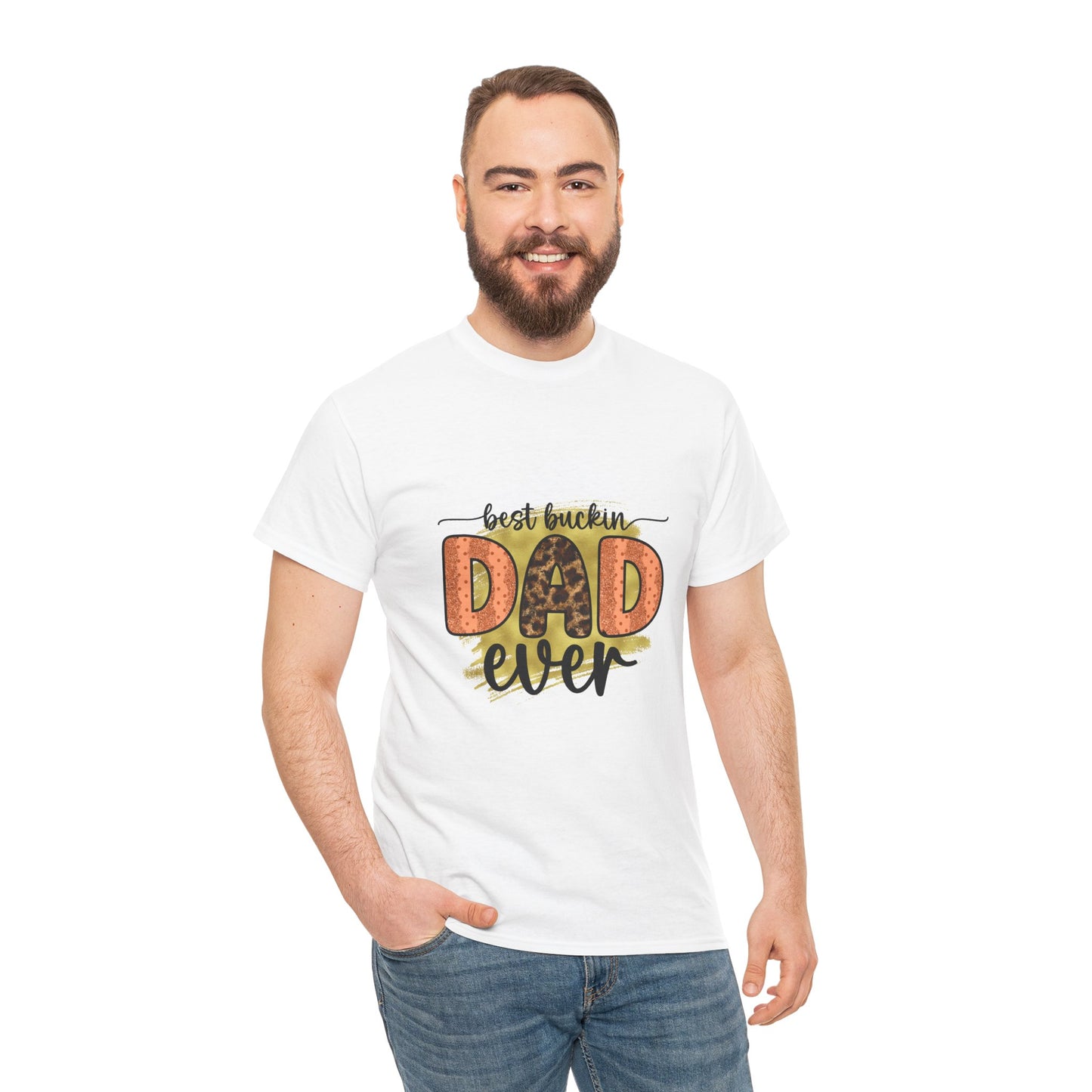 Dad T-Shirt "Best Buckin' Dad Ever" – Funny Father's Day Gift