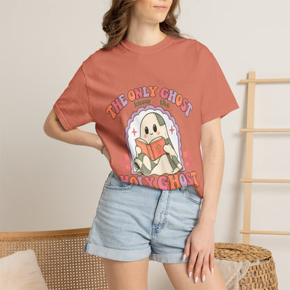 Holy Ghost Cute Ghost T-Shirt — "The Only Ghost I Know is the Holy Ghost" Retro Graphic Tee
