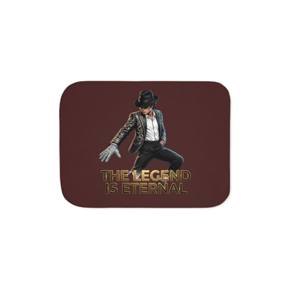Sherpa Blanket — "The Legend Is Eternal" Throw Michael Jackson