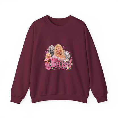 Dolly Sweatshirt — Pink Retro Collage