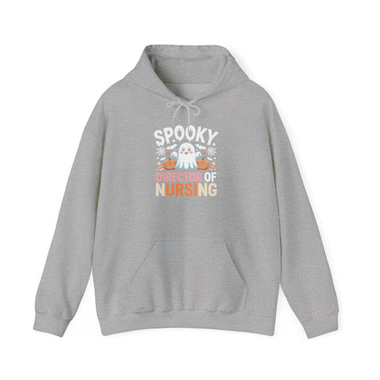 Director of Nursing Halloween Hoodie — Cute Pumpkin & Ghost Nursing Sweatshirt