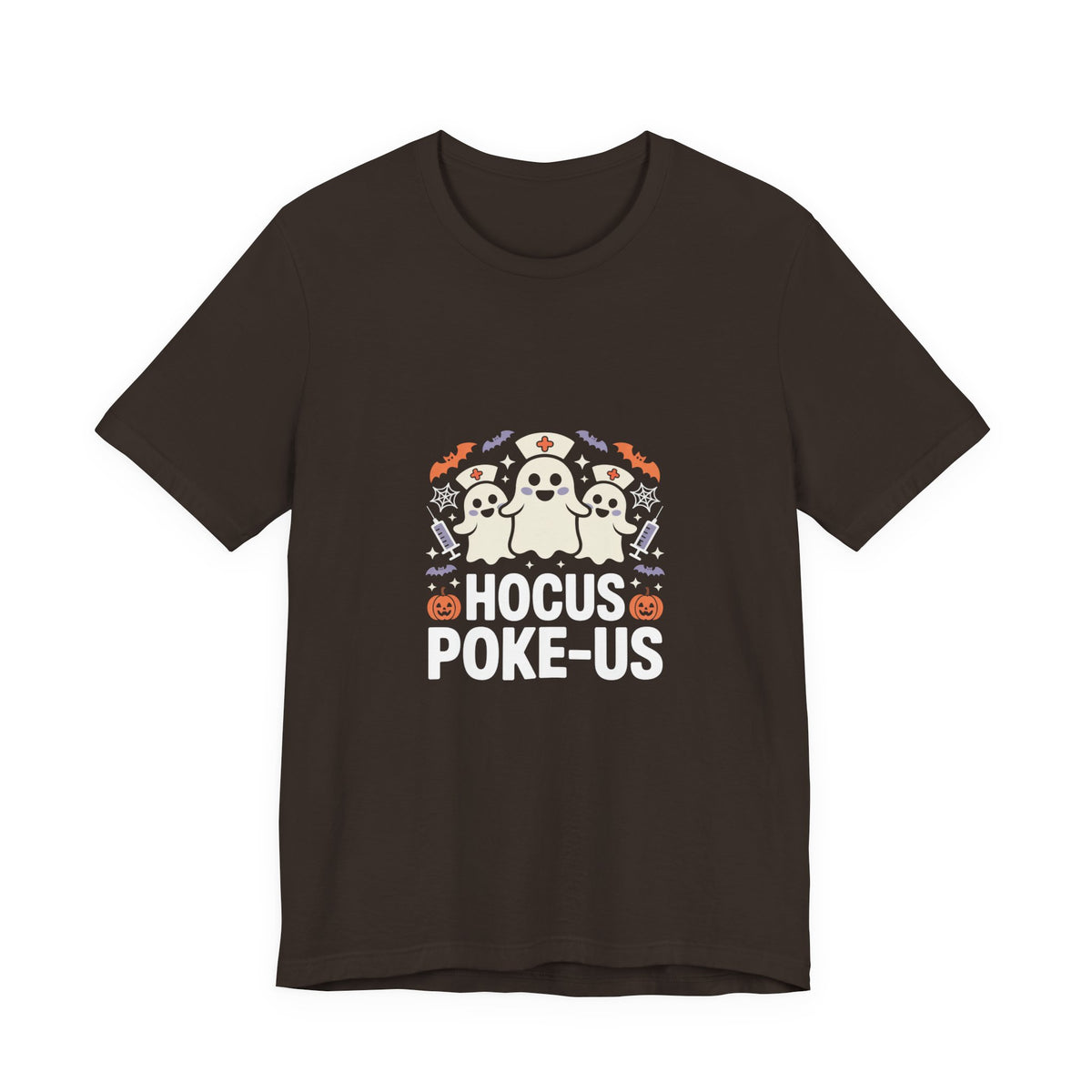 Hocus-POKE-USTee — Pumpkin & Bats T-Shirt