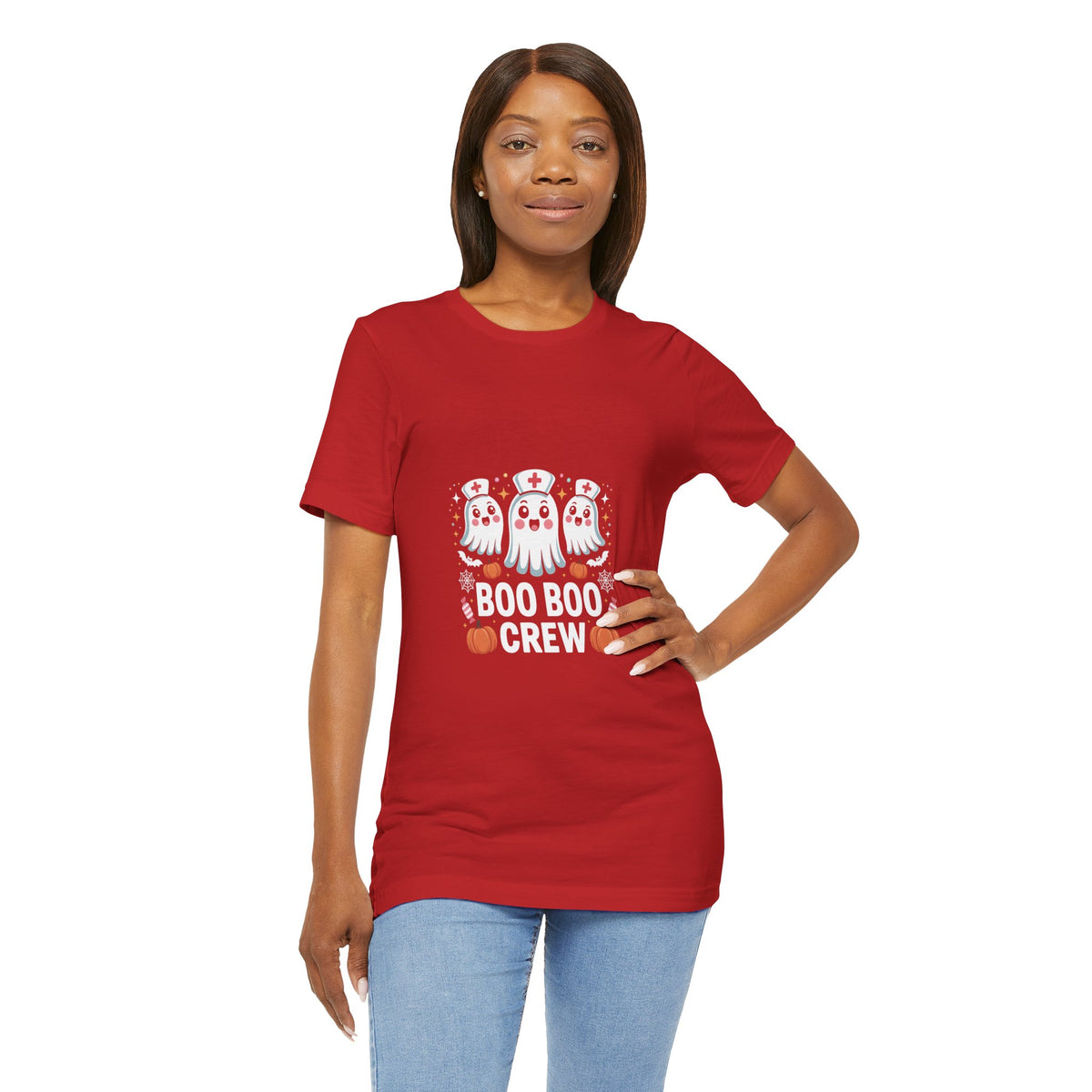 Cute Ghost Nurse T‑Shirt